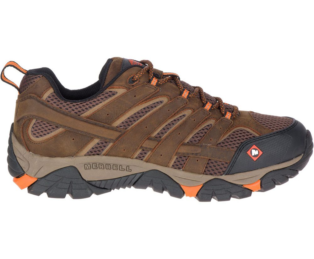 Buty Sportowe Merrell Męskie Brązowe - Moab Vertex Vent Sr - 532164-VES